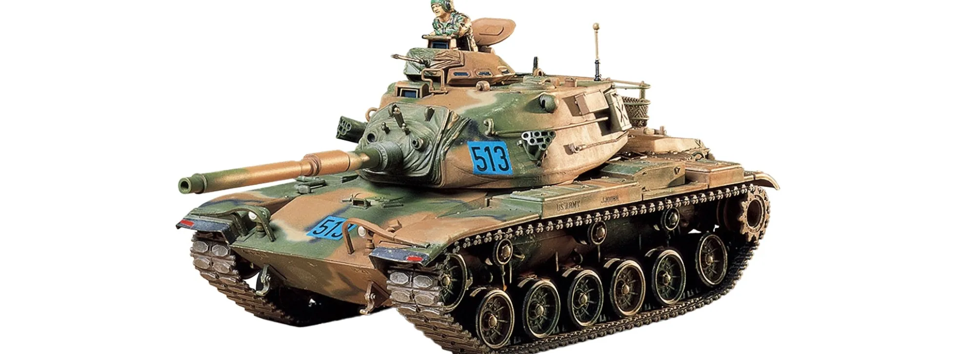 TAMIYA 35140 Kampfpanzer M60A3 105 mm 1978 | Militär Bausatz 1:35