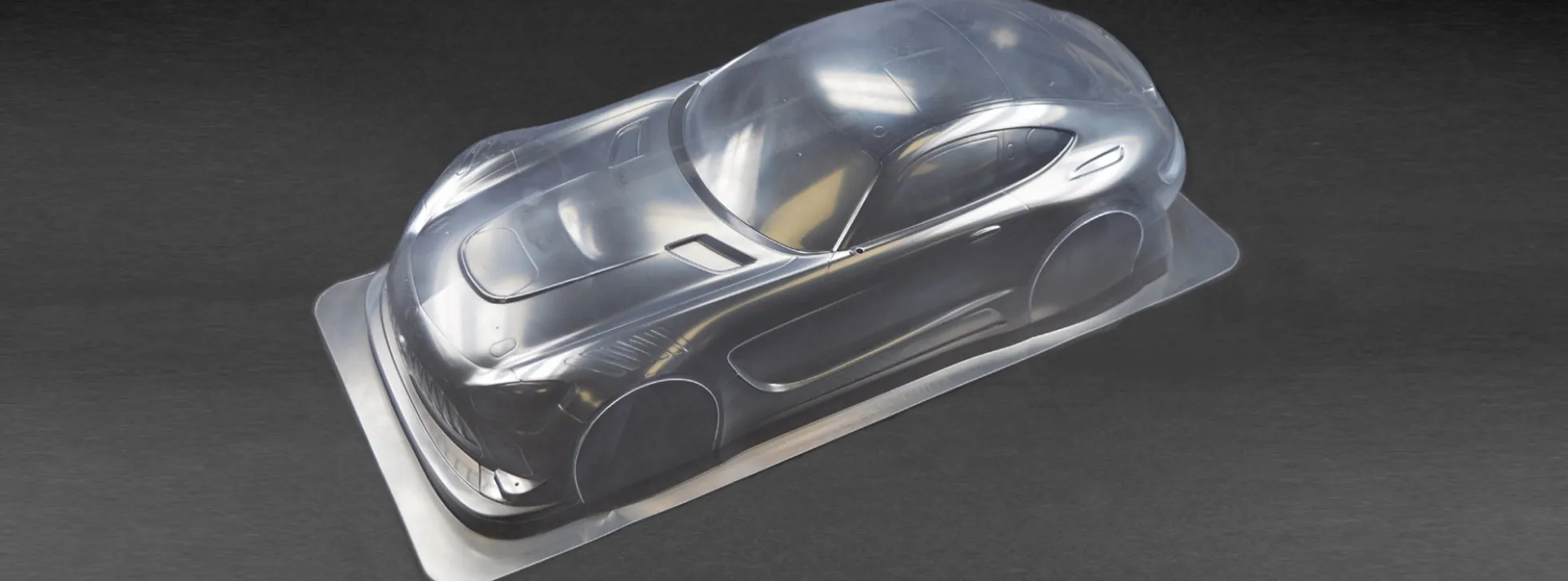 TAMIYA 311820121 Karosserie Mercedes-AMG GT3 EVO | unlackiert | für Tourenwagen 1:10