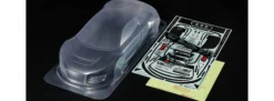 TAMIYA 51754 Karosserie-Satz Audi R8 LMS 2008 | unlackiert | für TT-01 E / TT-02 Chassis 1:10