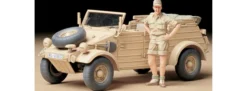 TAMIYA 35238 Kübelwagen Typ 82 DAK mit Figur | Afrika Korps Bausatz 1:35