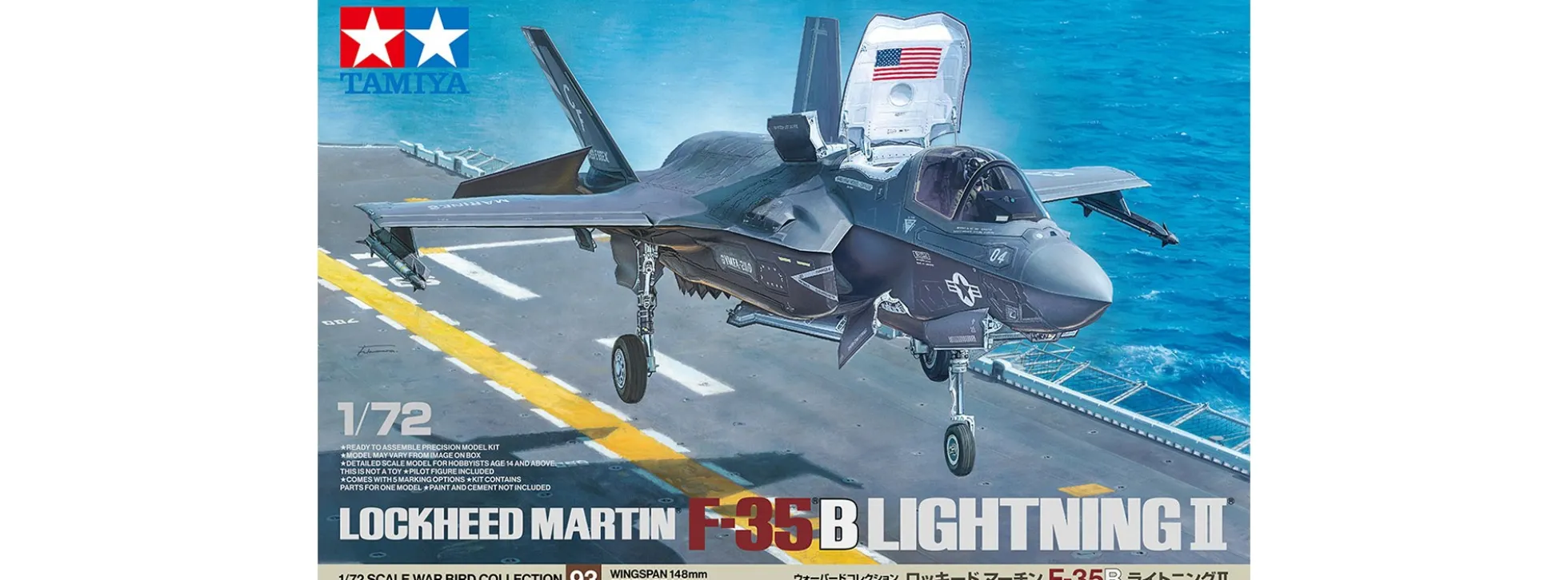 TAMIYA 60793 Lockheed Martin F-35B Lightning II | Flugzeug Bausatz 1:72