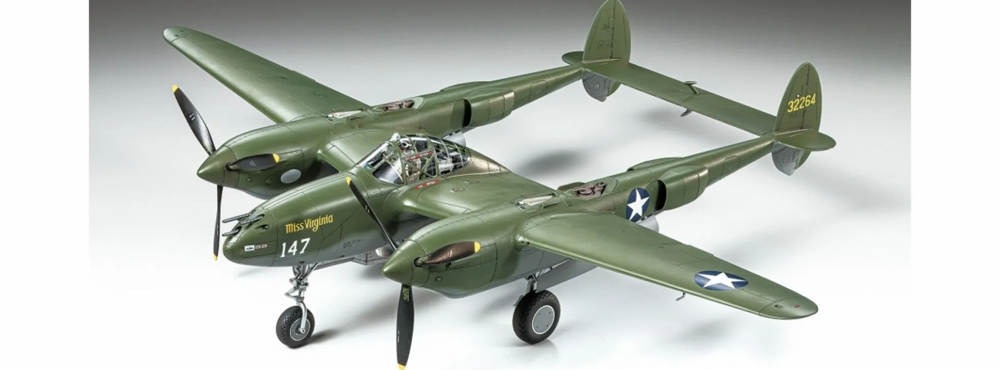TAMIYA 61120 Lockheed P38 F/G Lightning US Army | Flugzeug Bausatz 1:48