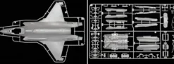 TAMIYA 61124 Lockheed US F-35A Lightning II | Premium Flugzeug Bausatz 1:48