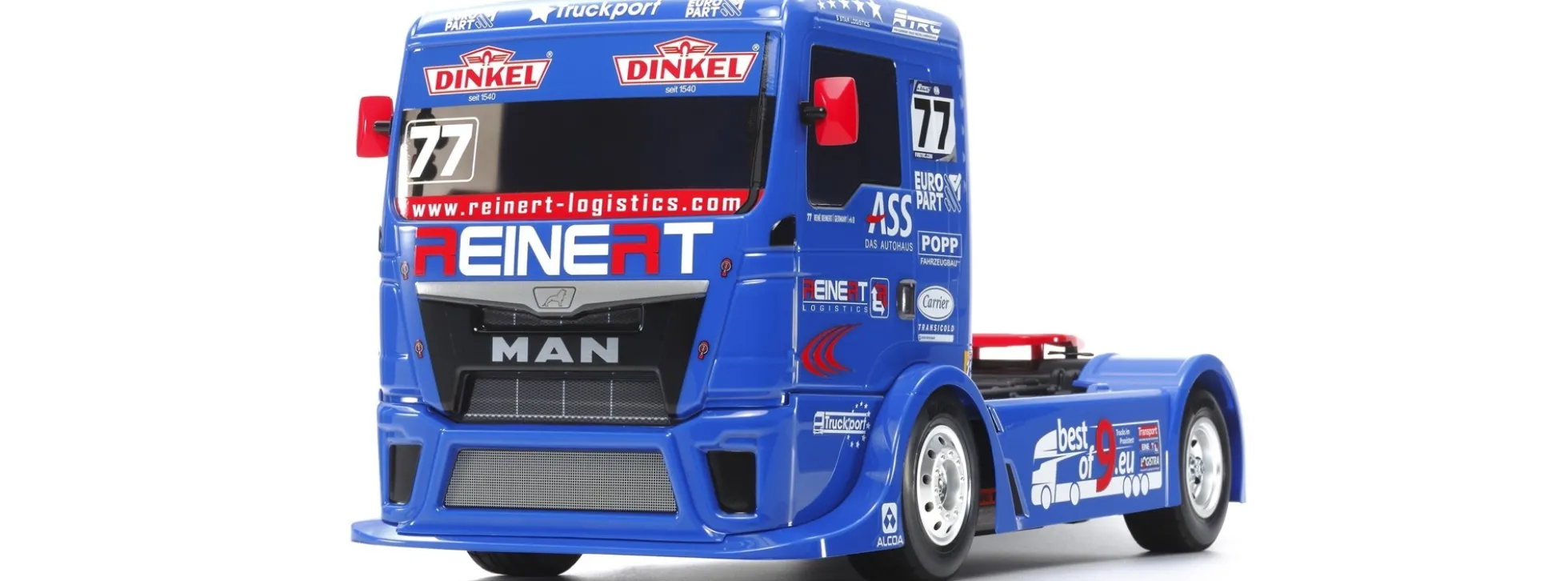 TAMIYA 58642 MAN TGS Racing Truck Team Reinert TT-01E | RC Auto Bausatz 1:14