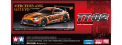 TAMIYA 47519 Mercedes-AMG GT3 EVO TT-02 | Lackiert | RC Auto Bausatz 1:10