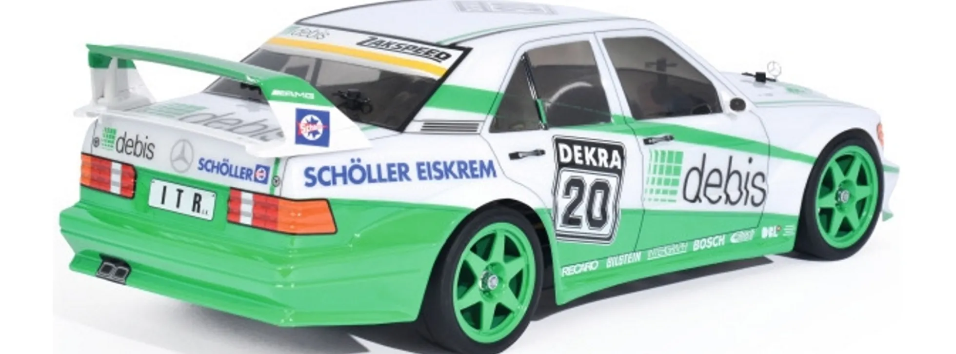 TAMIYA 58656 Mercedes-Benz 190E debis Zakspeed TT-01E | RC Auto Bausatz 1:10