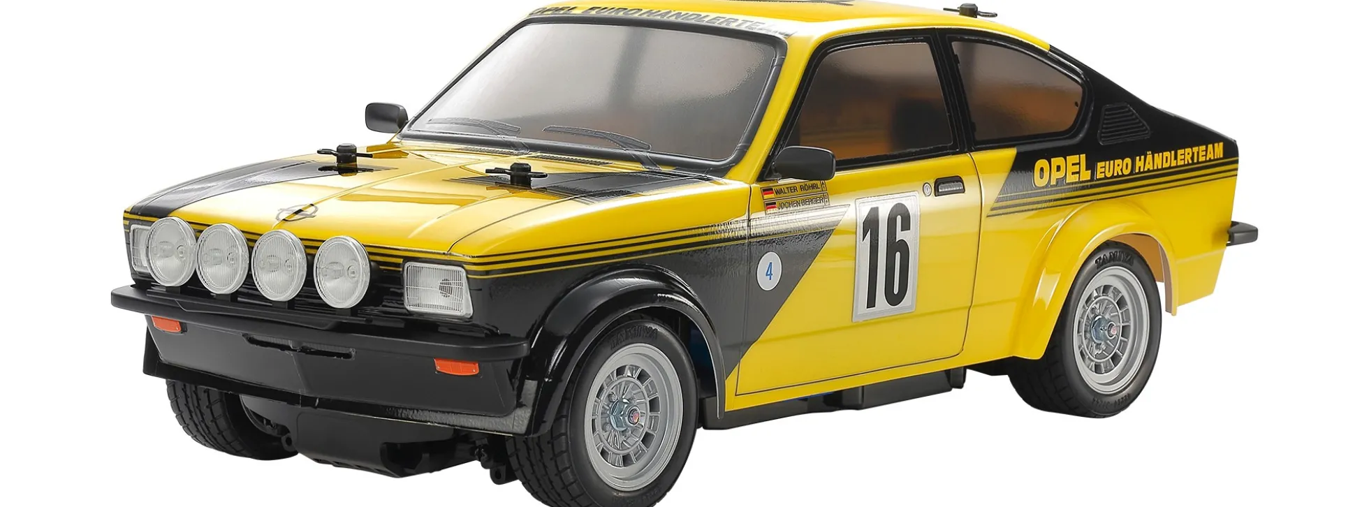 TAMIYA 58729 Opel Kadett GT E Rallye MB-01 | Walter Röhrl | RC Auto Bausatz 1:10