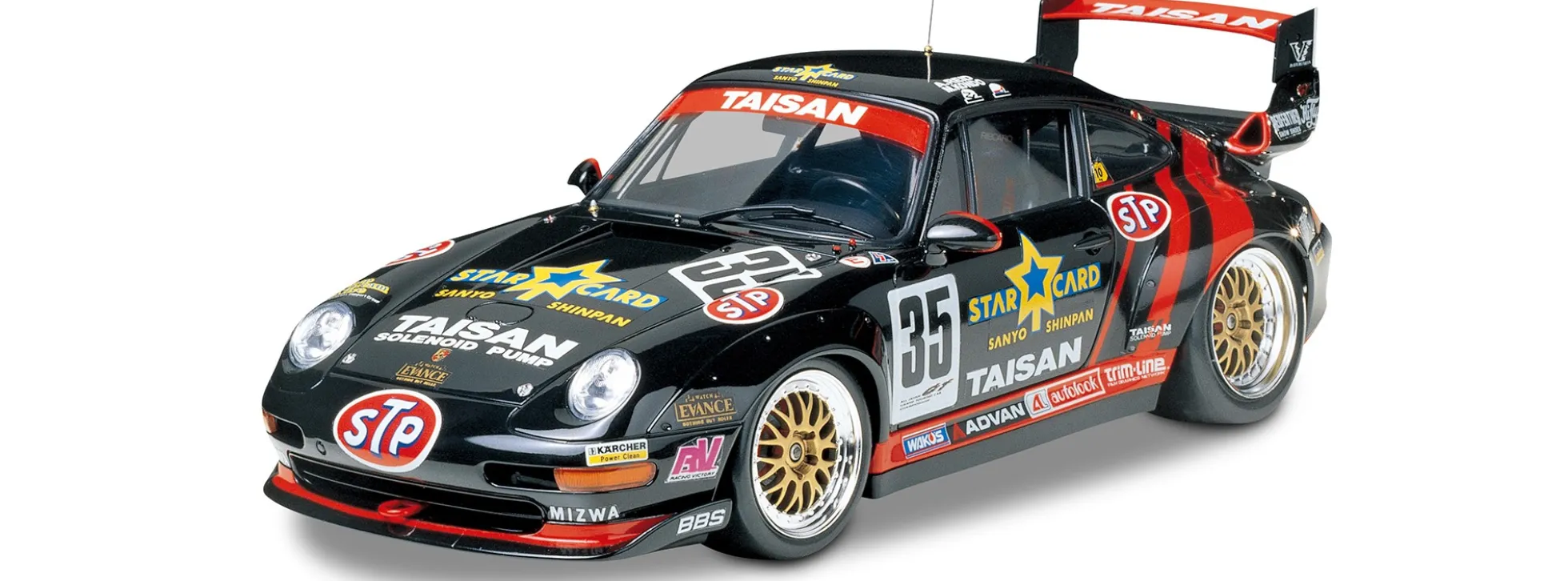 TAMIYA 24175 Porsche 911GT2 Taisan Starcard | Auto Bausatz 1:24