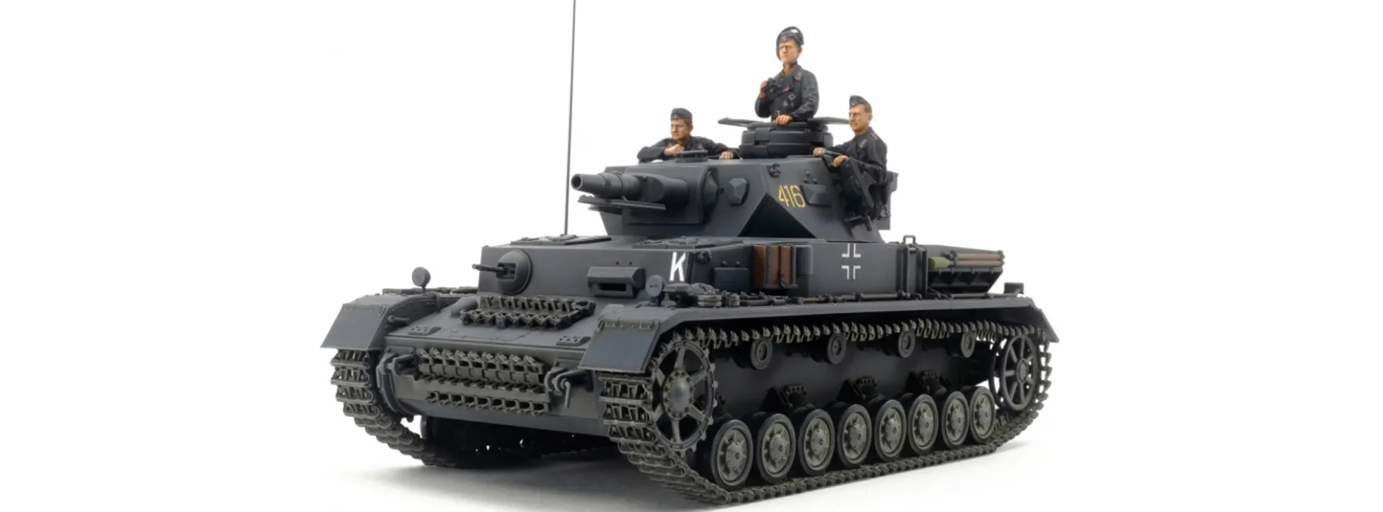 TAMIYA 35374 Pz.Kpfw. IV Ausf.F L24/75mm | Panzer Bausatz 1:35