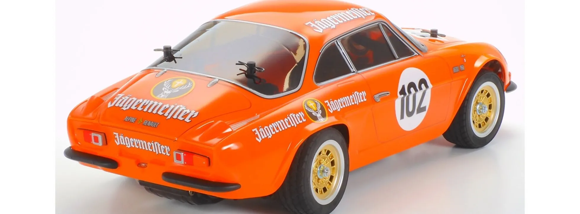 TAMIYA 58708 Renault Alpine A110 Jägermeister M-06 | RC Auto Bausatz 1:10