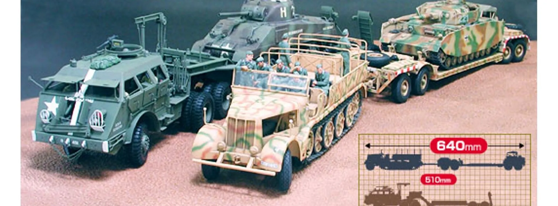 TAMIYA 35246 Sd.Kfz. 9 FAMO + Sd.Anh. 116 Bausatz 1:35