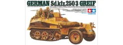 TAMIYA 35113 Sd.Kfz. 250/3 Greif Halbkettenfahrzeug | Militär Bausatz 1:35