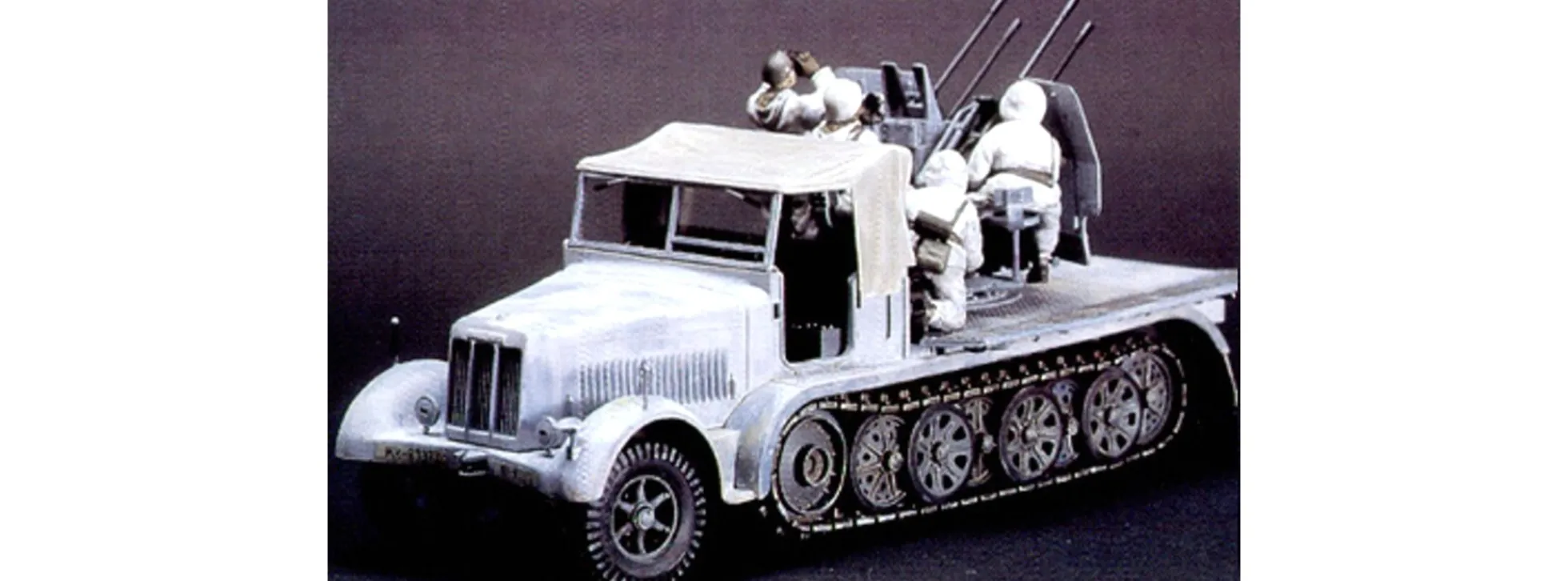 TAMIYA 35050 Sd.Kfz. 7/1 Vierlingsflak auf Halbkettenfahrzeug | Militär Bausatz 1:35