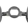 TAMIYA 310446216 12-Speichen Felgen gunmetal | Breite 26 mm | 2 Stück | für RC Autos 1:10
