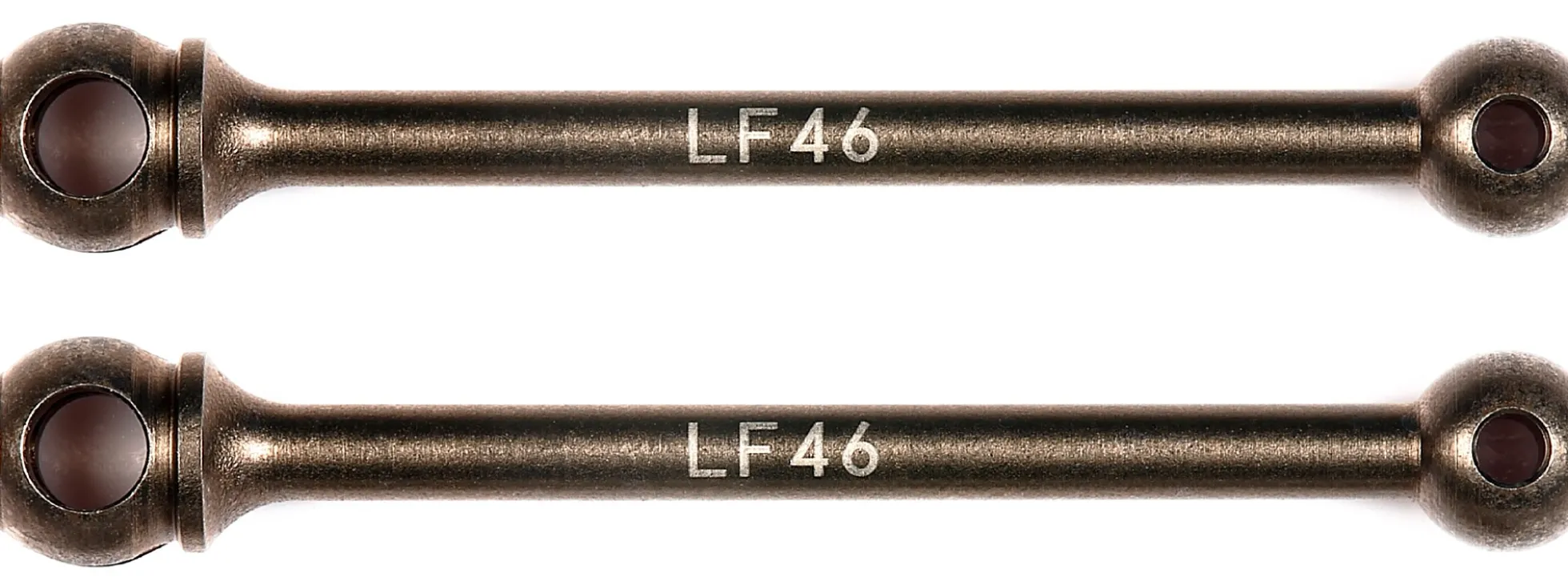 TAMIYA 51761 TRF Halbkardan 46 mm | für Doppelgelenkwellen | 2 Stück | RC Auto Ersatzteil 1:10
