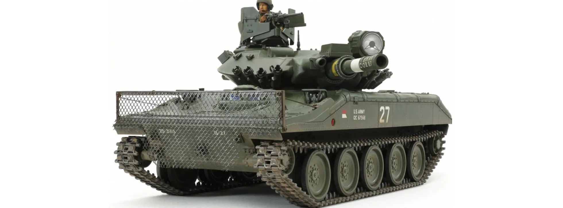 TAMIYA 36213 U.S. Army M551 Sheridan | Panzer Bausatz 1:16