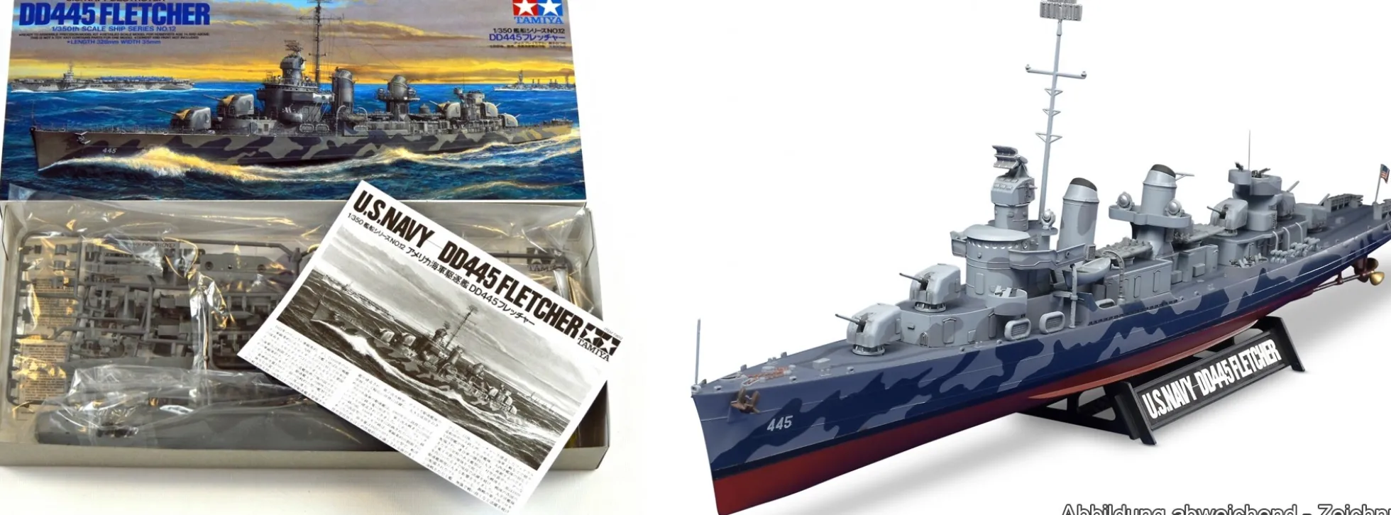 TAMIYA 78012 US Fletcher DD 445 Bausatz 1:350