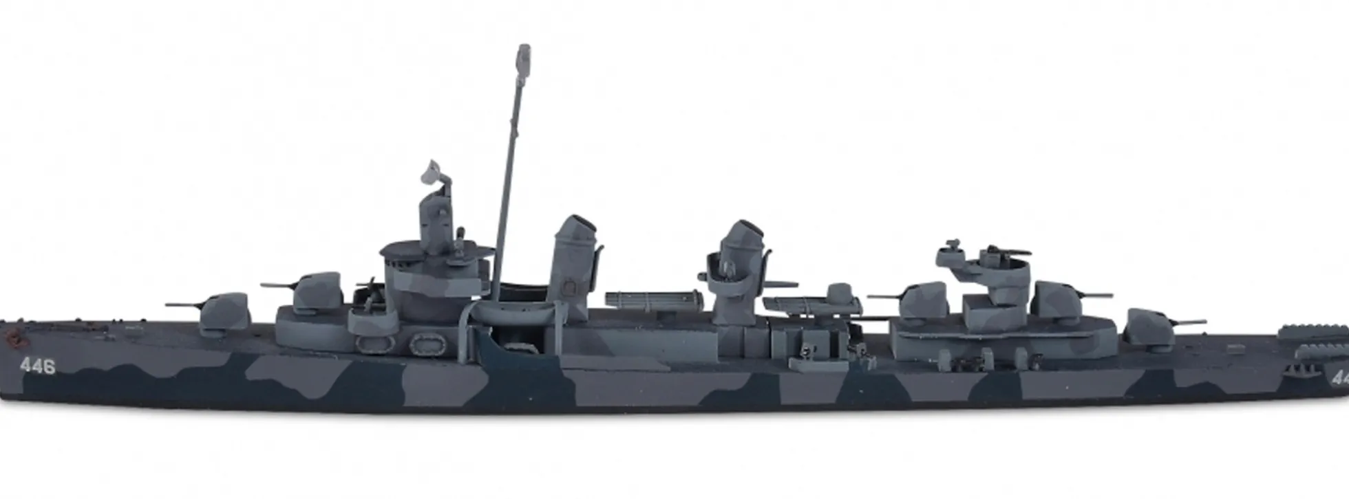 TAMIYA 31902 U.S. NAVY DD445 Fletcher Zerstörer | Schiff Bausatz 1:700