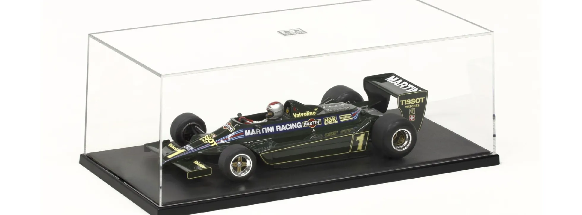 TAMIYA 73020 Vitrine Typ P für 1:20 + 1:700 Modellautos | 260 x 144 x 105 mm