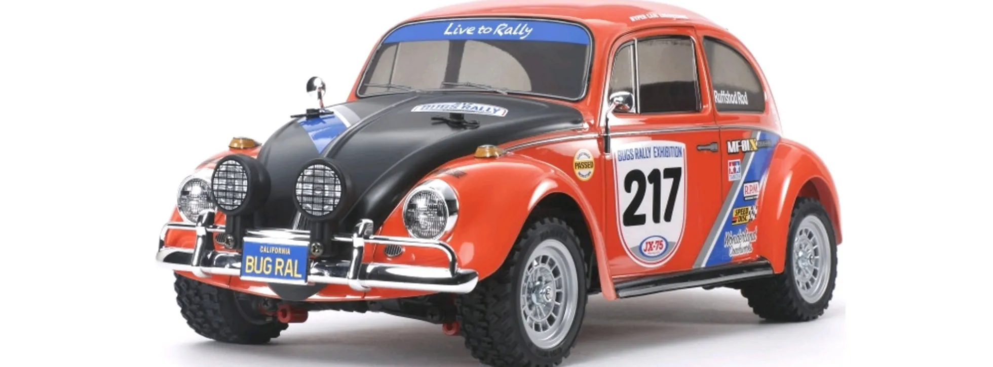 TAMIYA 58650 VW Beetle Rally | MF-01X Chassis | Bausatz RC Auto 1:10