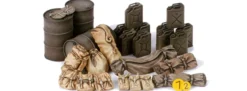TAMIYA 35229 Zubehör- und Ladegut-Set Bausatz 1:35
