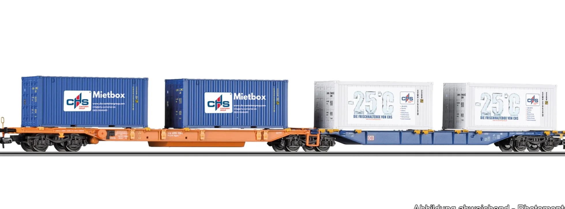 TILLIG 77059 Doppeltragwagen Sdggmrs 744 DB AG | DC | Spur H0