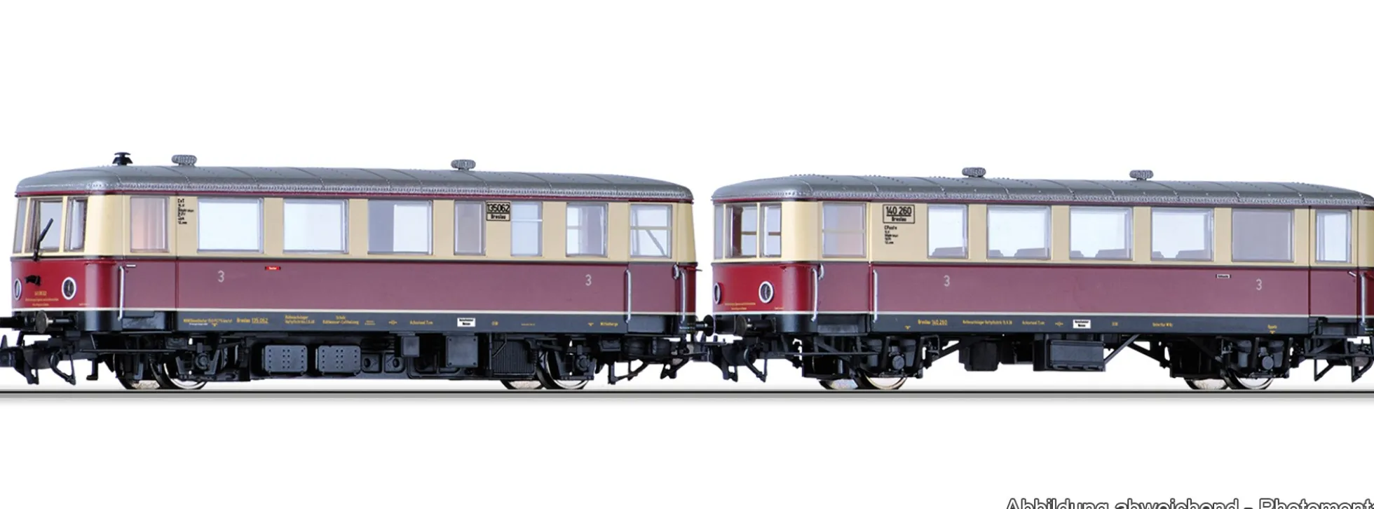 TILLIG 70053 Triebwagen CvT 135 Beiwagen CPostV-36 DRG | DC analog | Spur H0