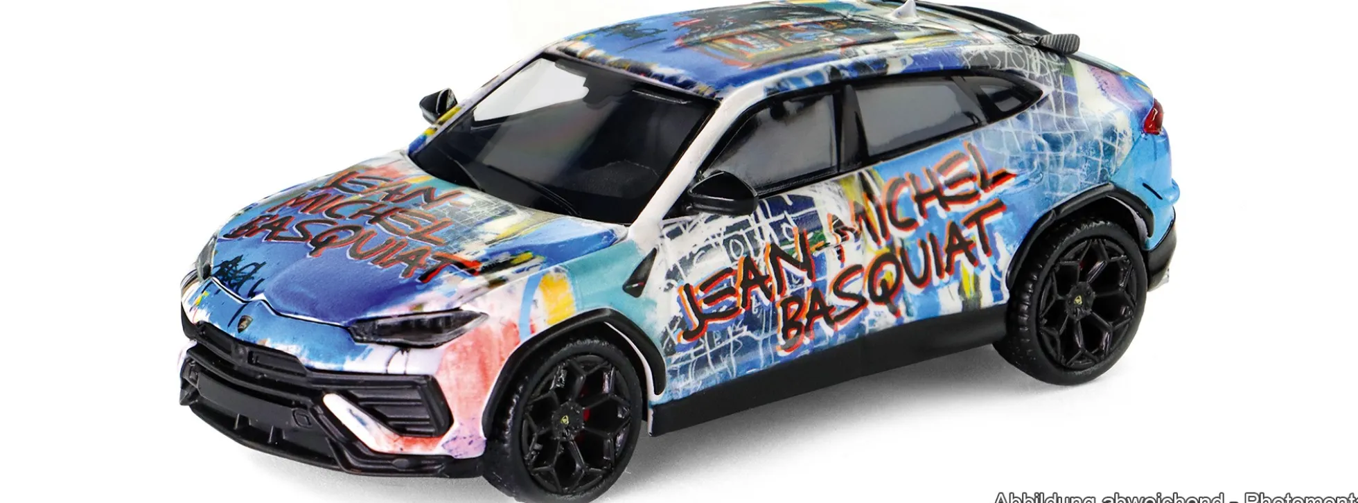 Trends-Hobby 864TH000019 Lamborghini Urus Perf. x Basquiat - mattweiß | Modellauto 1:64
