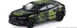 Trends-Hobby 864TH000020 Lamborghini Urus Perf. x Basquiat - mattschwarz | Modellauto 1:64