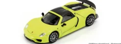 Trends-Hobby 864TH000002 Porsche 918 Spyder - giftgrün | Modellauto 1:64