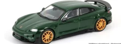 Trends-Hobby 864TH000007 Porsche Taycan Turbo GT - grün | Modellauto 1:64
