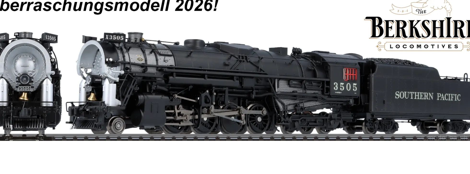 TRIX 25983 Dampflok 2-8-4 Berkshire SP | DCC/mfx Sound u. Dampf | Spur H0