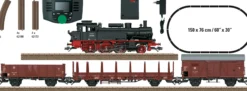 TRIX 21531 Digital-Startpackung BR 74 mit Güterzug DB | DCC/mfx | Spur H0