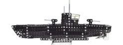 tronico 10128 Metallbaukasten U-Boot Typ VII C-41 | 1:23 | 476 Teile