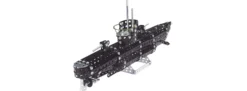 tronico 10128 Metallbaukasten U-Boot Typ VII C-41 | 1:23 | 476 Teile