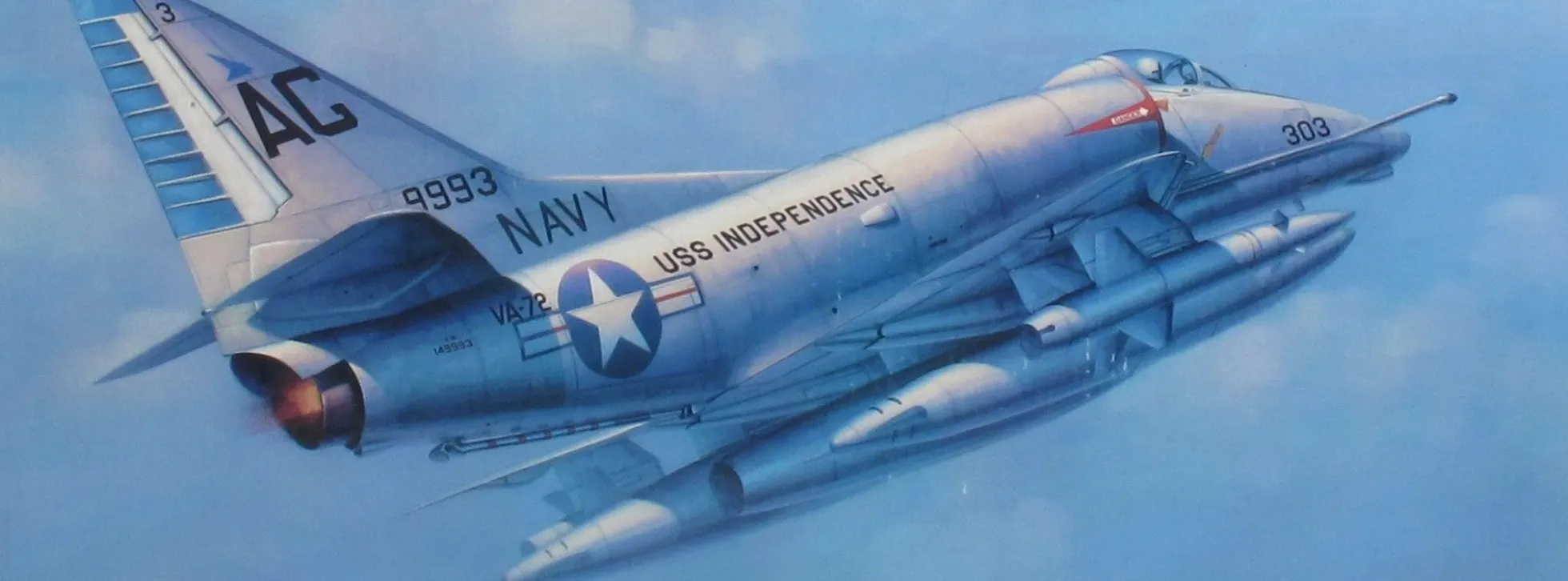 TRUMPETER 02266 A-4E Sky Hawk Flugzeug Bausatz 1:32