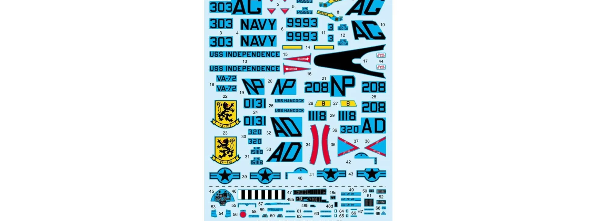 TRUMPETER 02266 A-4E Sky Hawk Flugzeug Bausatz 1:32
