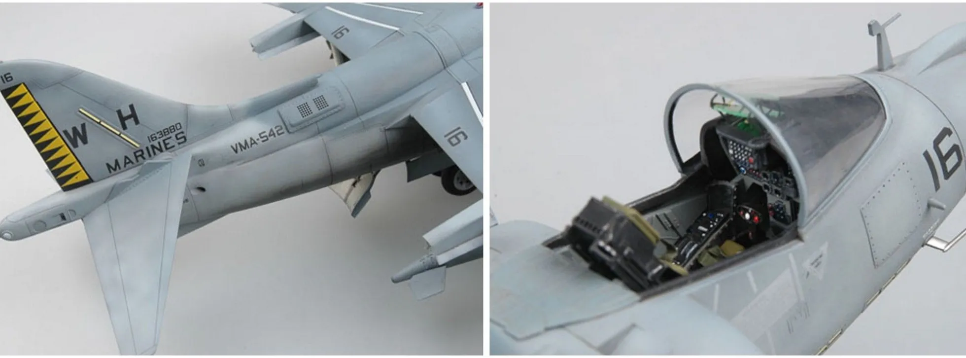 TRUMPETER 02285 AV-8B Night Attack Harrier II Flugzeug Bausatz 1:32