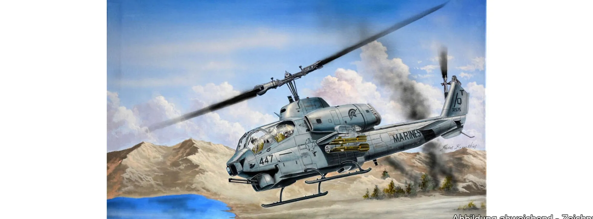 TRUMPETER 05116 Bell AH-1W Super Cobra | Hubschrauber Bausatz 1:35