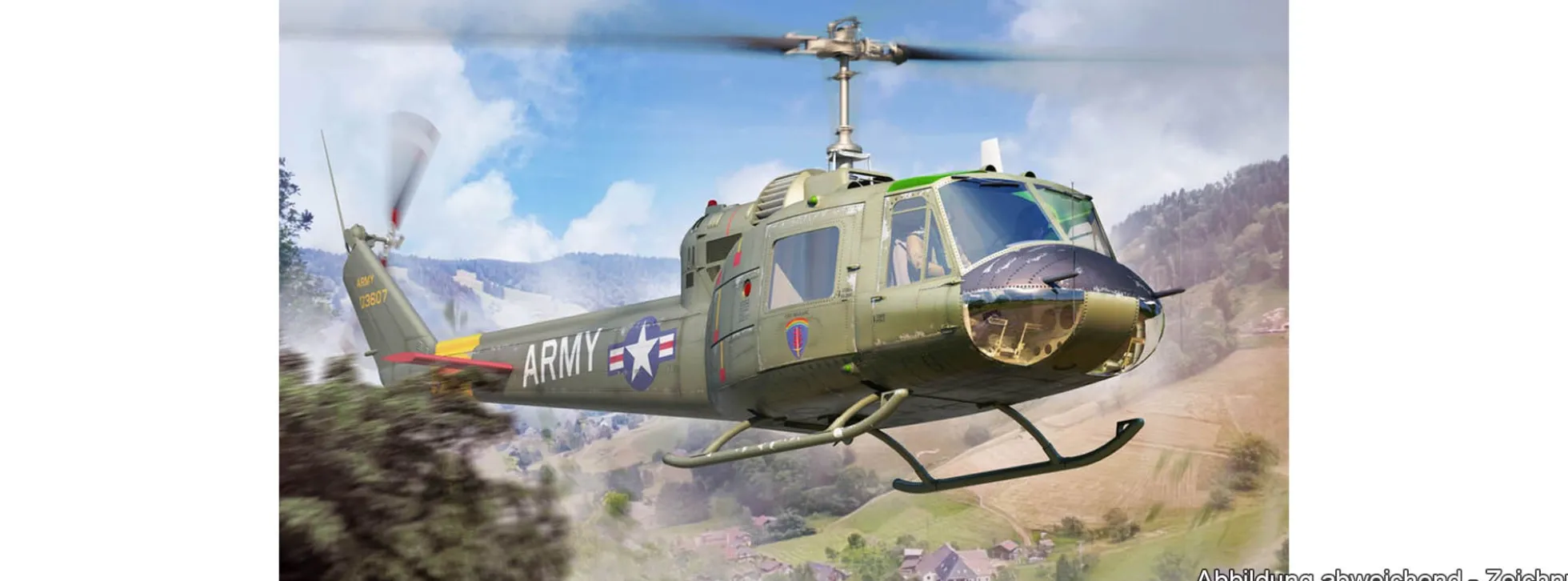 TRUMPETER 05111 Bell UH-1B Huey | Hubschrauber Bausatz 1:35