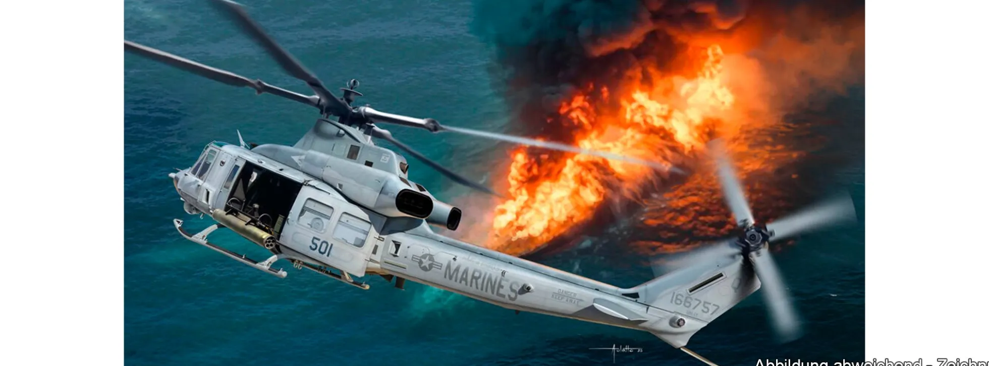 TRUMPETER 05118 Bell UH-1Y Venom | Hubschrauber Bausatz 1:35