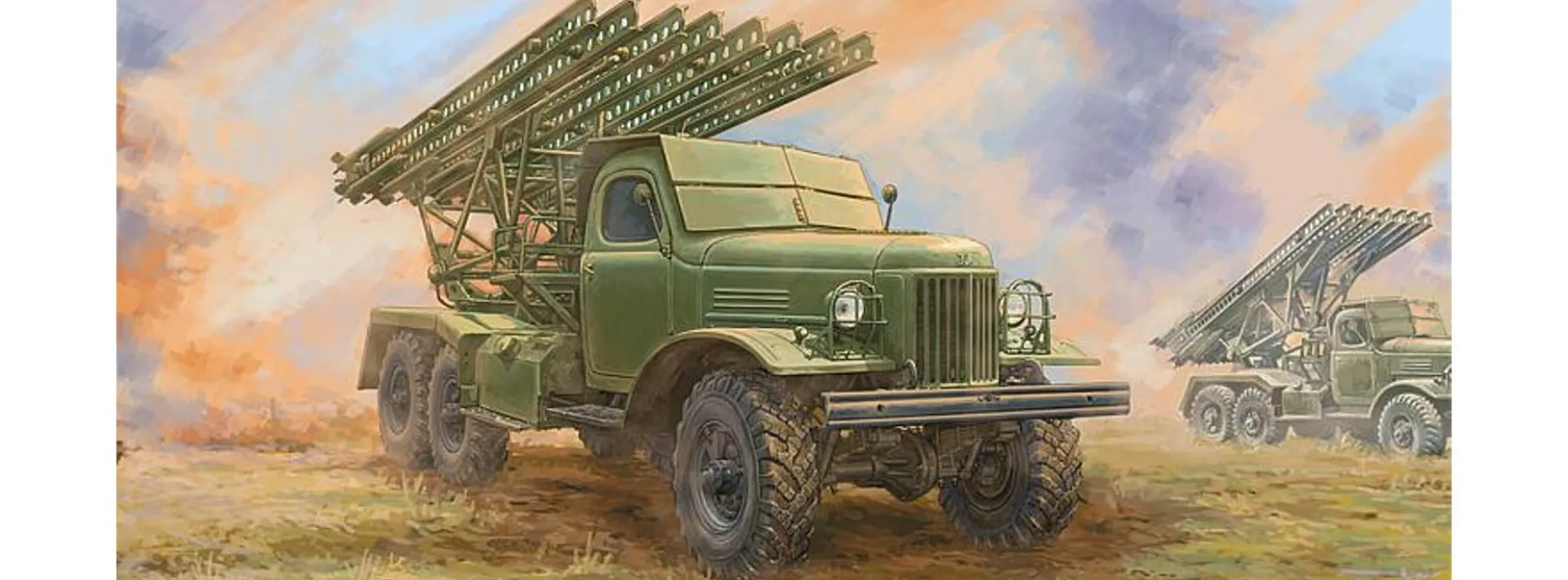 TRUMPETER 01075 BM-13NM Raketenwerfer | Militär Bausatz 1:35