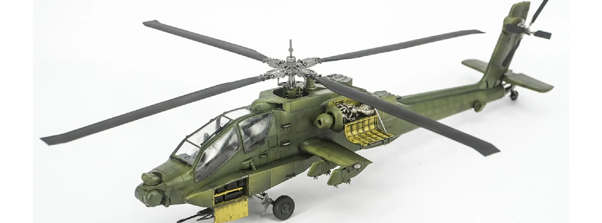 TRUMPETER 05838 Boeing AH-64A Apache | Hubschrauber Bausatz 1:48