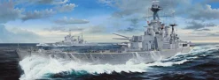 TRUMPETER 03710 British Battleship HMS Hood | Schiff Bausatz 1:200