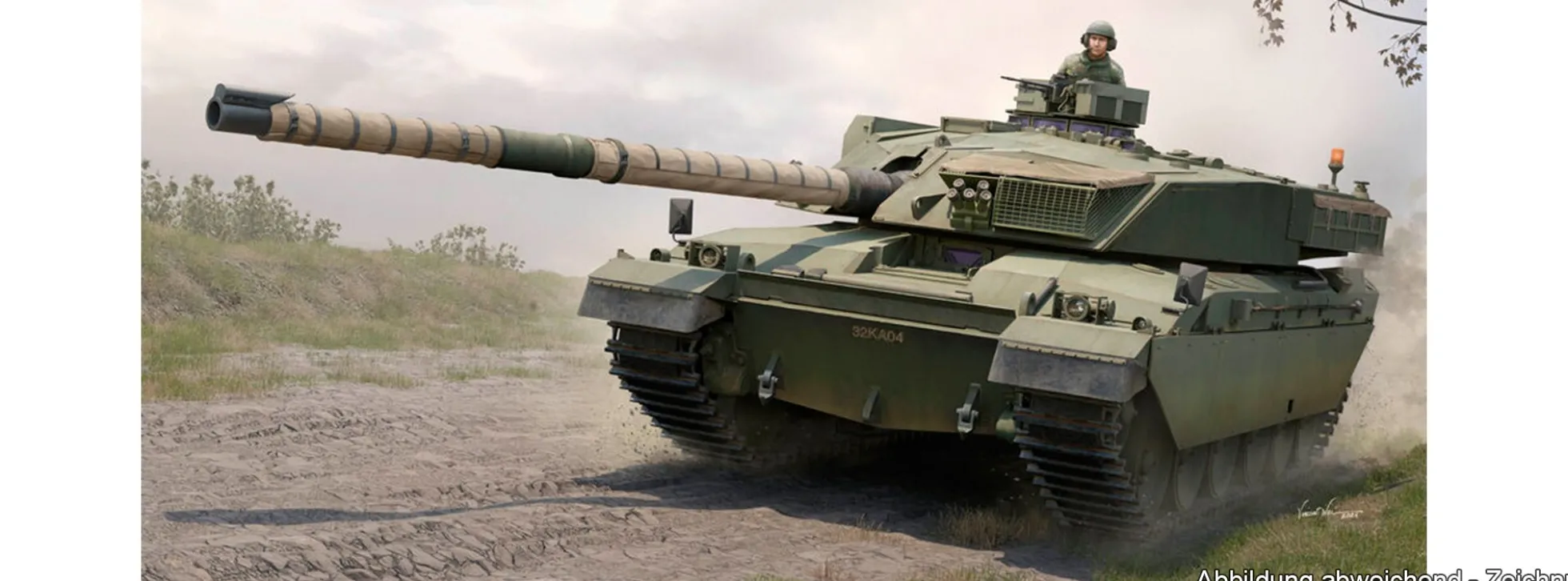 TRUMPETER 09611 British MBT Challenger 1 MK.3 | Panzer Bausatz 1:35
