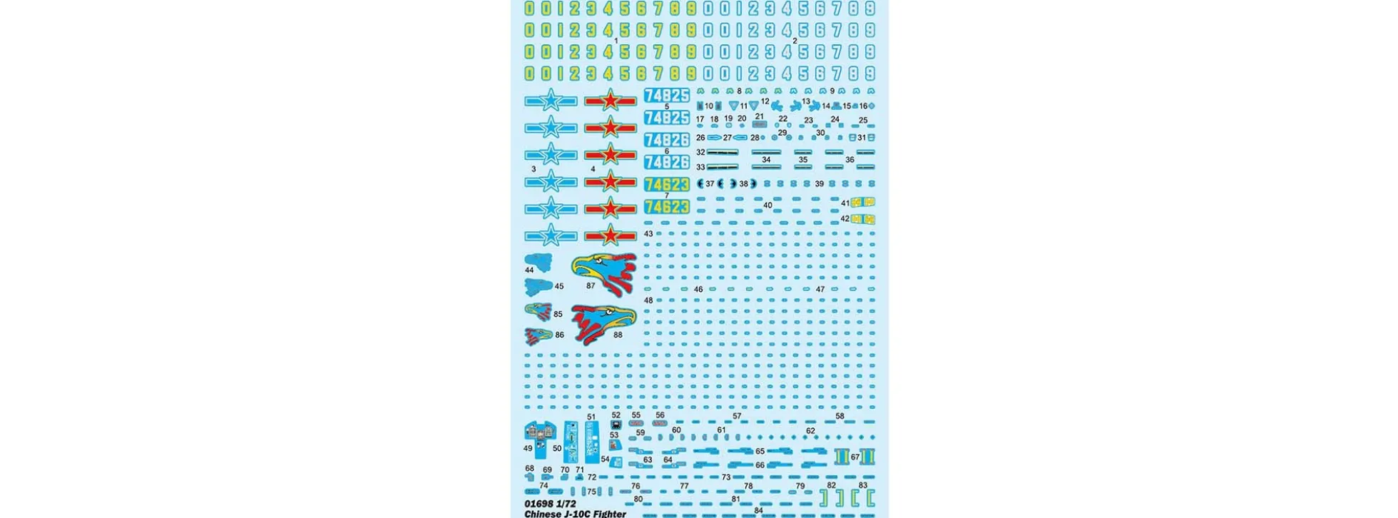TRUMPETER 01698 Chengdu J-10C | Flugzeug Bauasatz 1:72