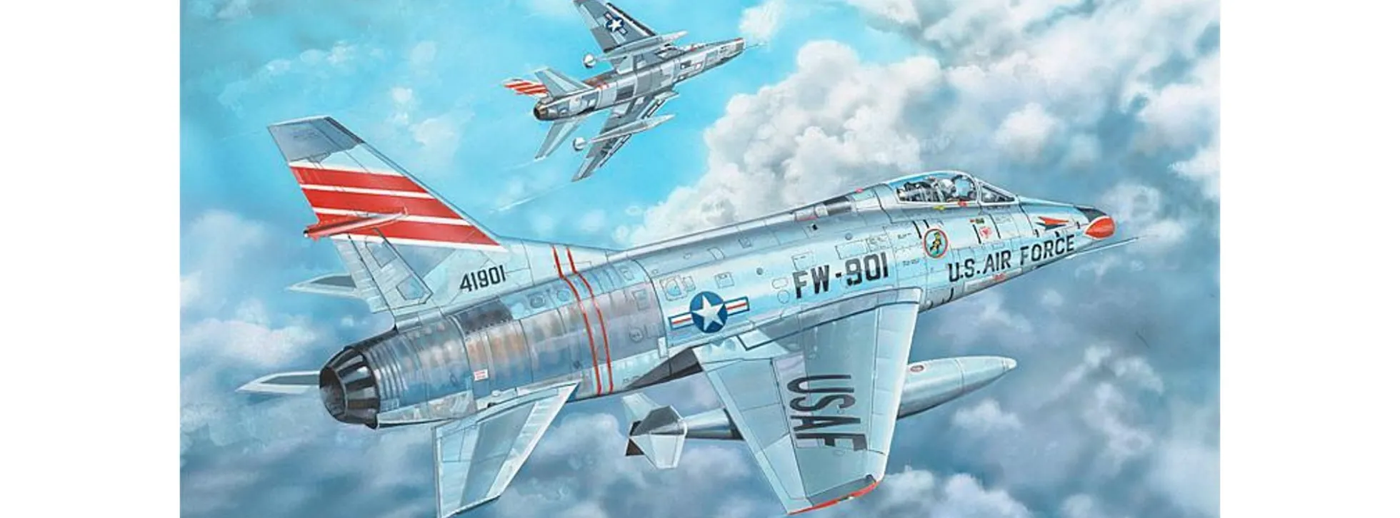 TRUMPETER 03221 D-100C Super Sabre | Flugzeug Bausatz 1:32