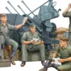 TRUMPETER 00432 Deutsche FLAK-Besatzung | 4 Stück | Figuren Bausatz 1:35