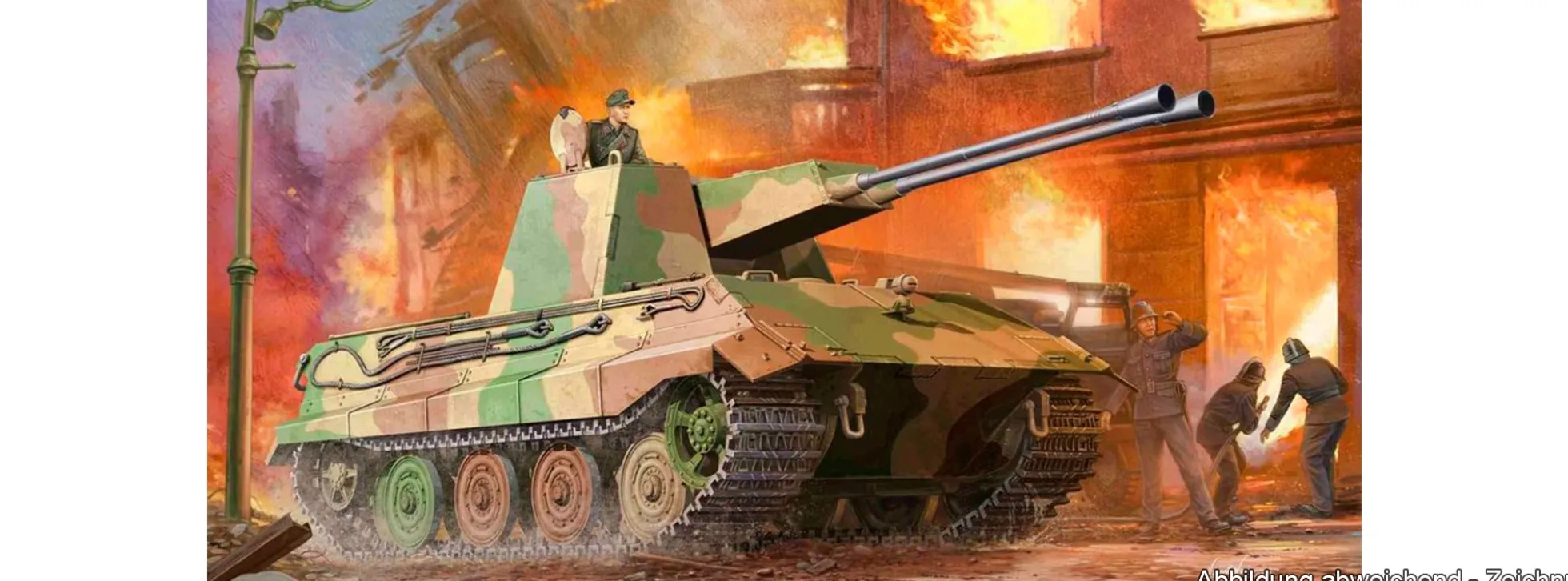 TRUMPETER 01539 Deutscher E-75 Flakpanzer | Panzer Bausatz 1:35