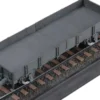 TRUMPETER 01518 Deutscher Eisenbahn-Flachwagen untere Seitenwände | Militär Bausatz 1:35
